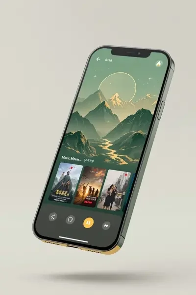 电影免费观看 APP 界面预览